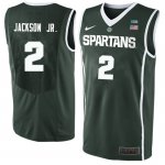 Men Michigan State Spartans NCAA #2 Jaren Jackson Jr. Green Authentic Nike Stitched College Basketball Jersey PV32L11TS